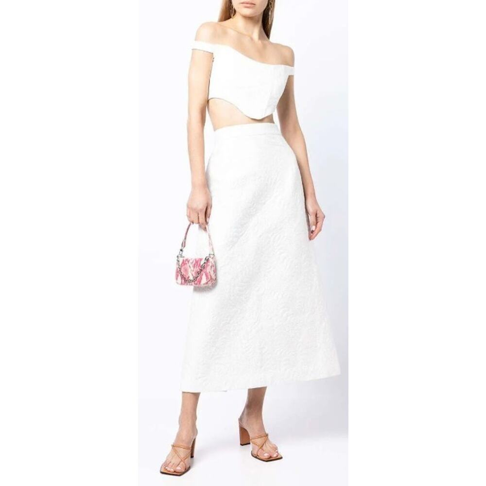 NWT $295 ALICE McCALL WHITE SUNDANCE CORSET TOP - Size US8
